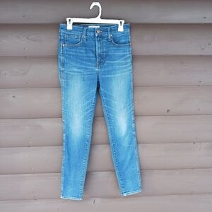 Madewell Jeans Womens Sz 27  Blue Jean 10" High Rise Skinny
